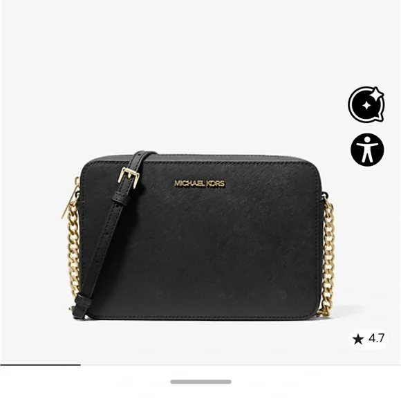 Michael Kors Black Crossbody Bag - Picture 10 of 10